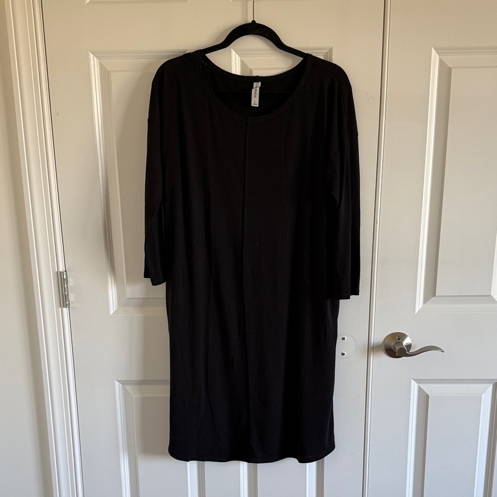 Zenana Premium Size Large Black Dress